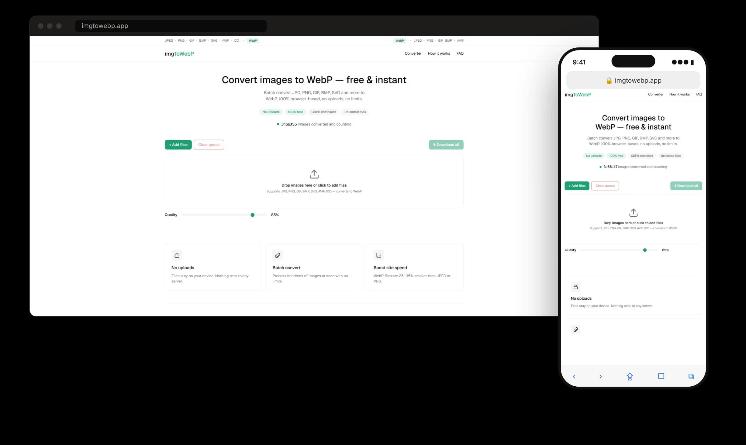 imgToWebP on desktop and in mobile Safari
