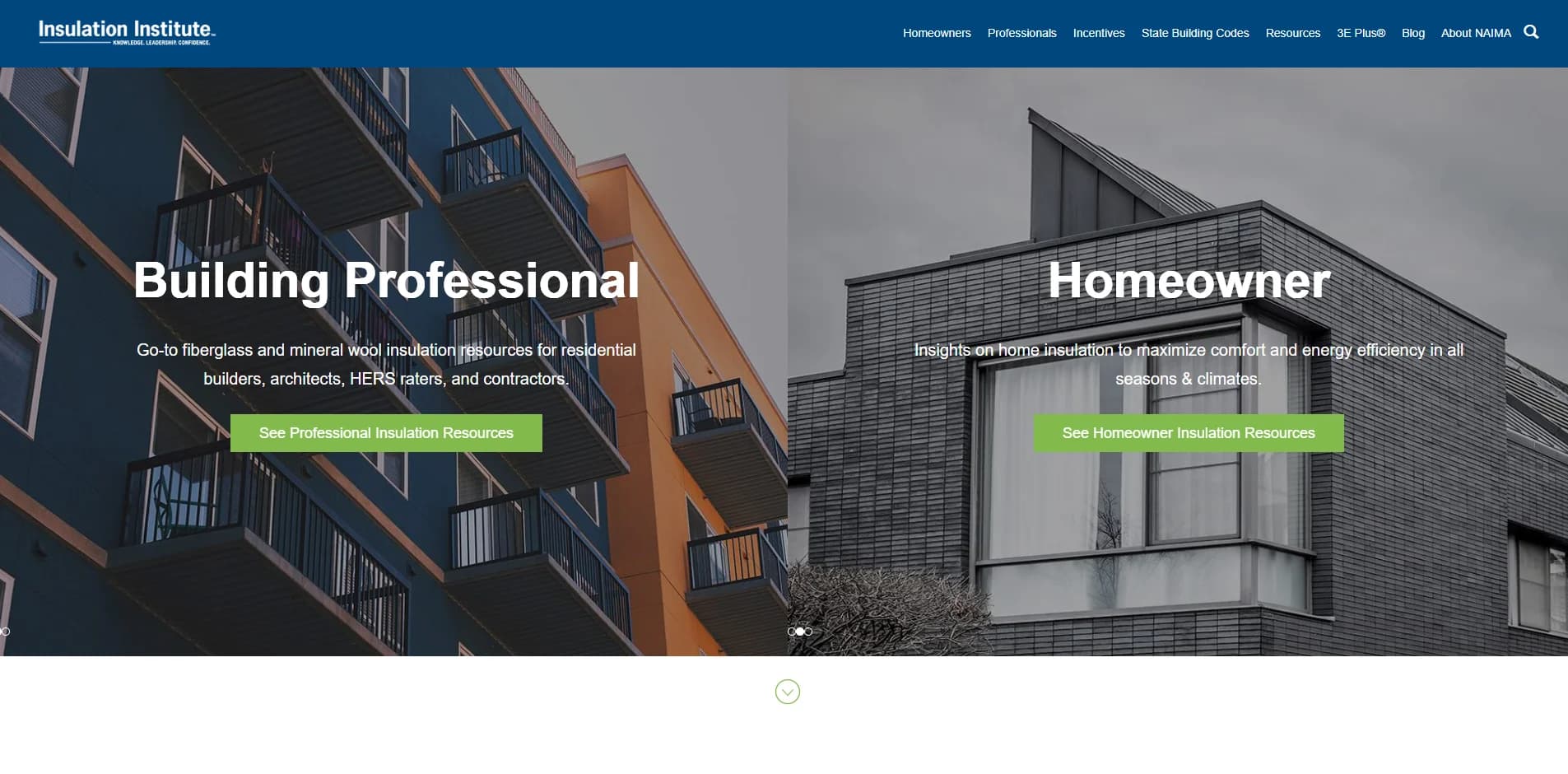 Insulation Institute — Web Design & User Experience — Orlin Agence Marketing Maroc