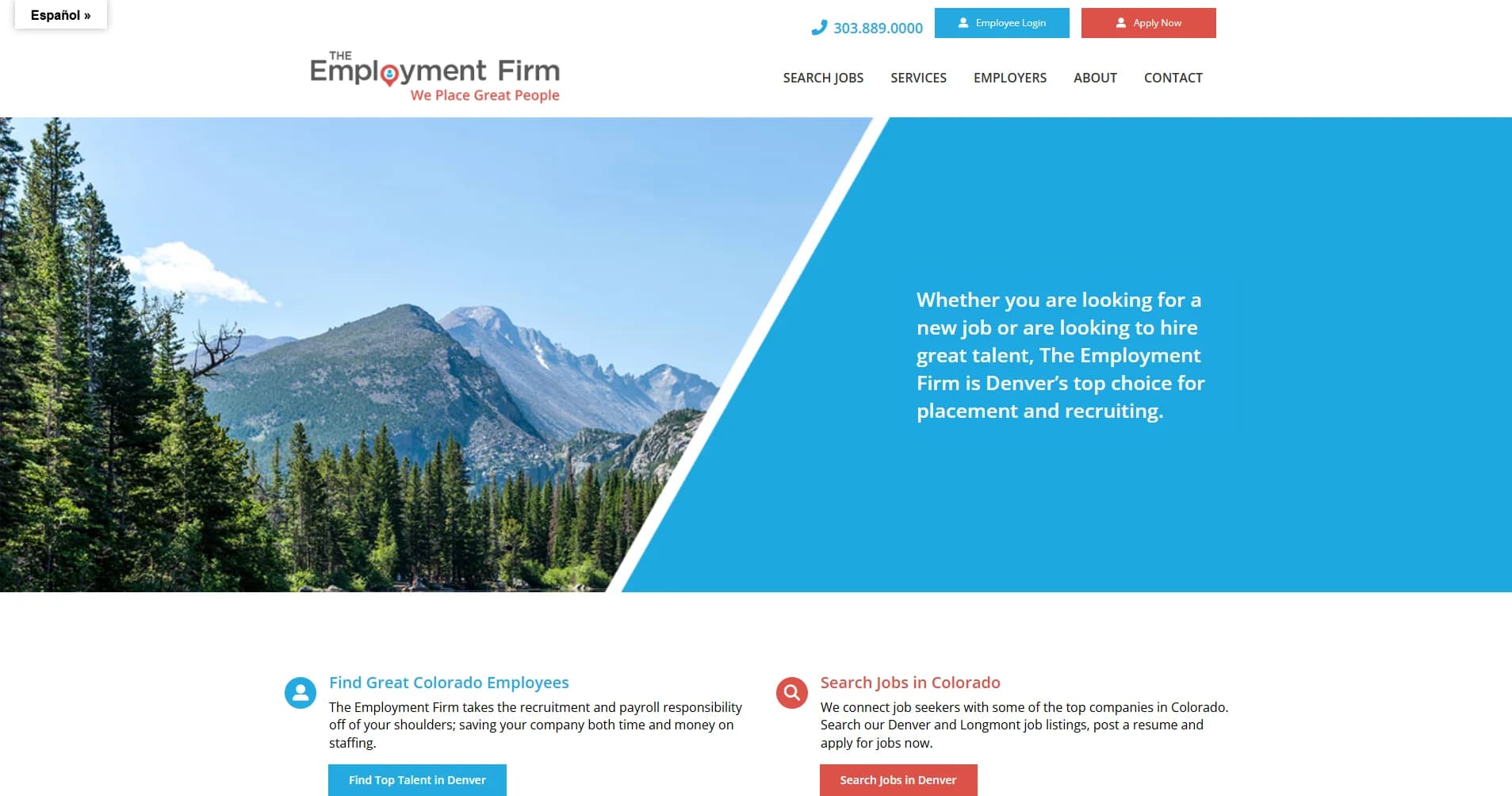 The Employment Firm — Web Development + SEO — Orlin Agence Marketing Maroc